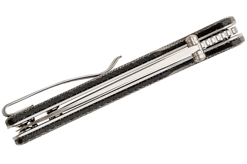 Sencut Sachse S210071 foldekniv sort micarta håndtag 11cm