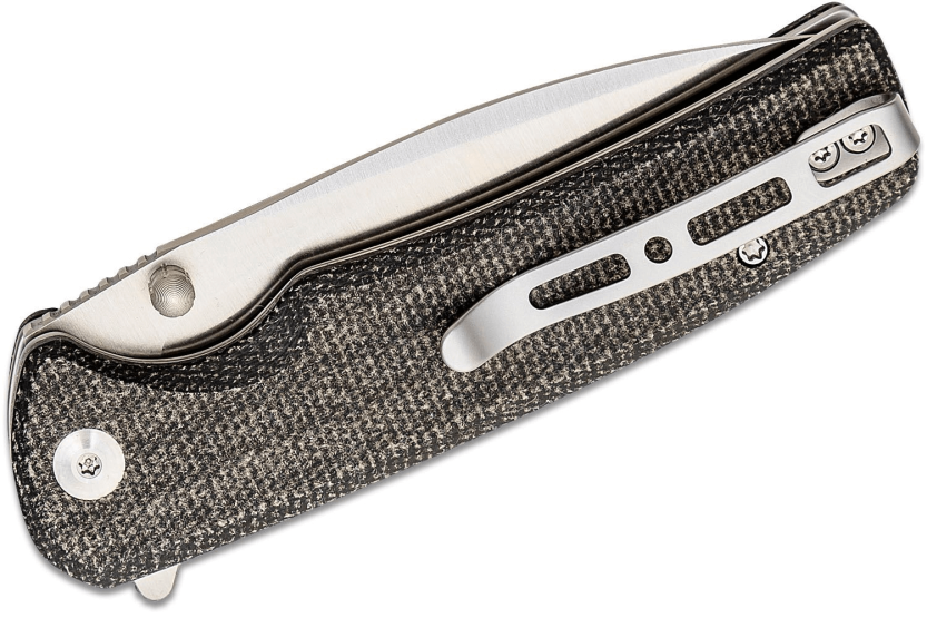 Sencut Sachse S210071 foldekniv sort micarta håndtag 11cm