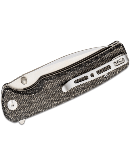 Faca dobrável Sencut Sachse S210071 com cabo em micarta preta 11cm