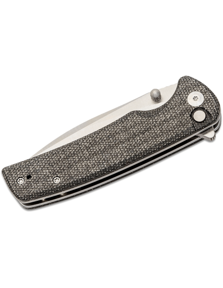 Faca dobrável Sencut Sachse S210071 com cabo em micarta preta 11cm