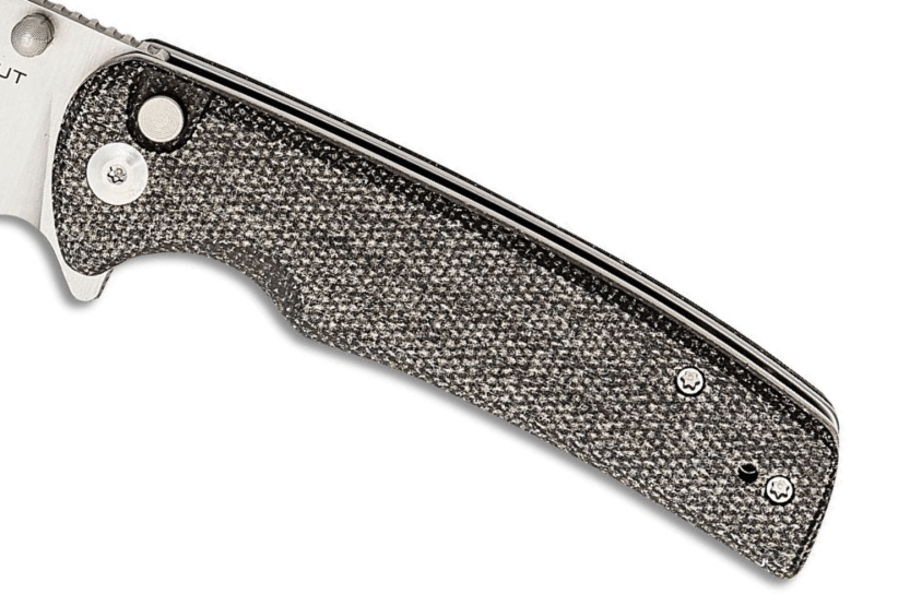 Faca dobrável Sencut Sachse S210071 com cabo em micarta preta 11cm