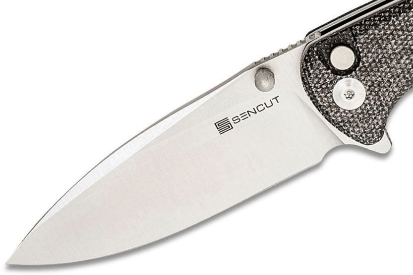 Sencut Sachse S210071 foldekniv sort micarta håndtag 11cm