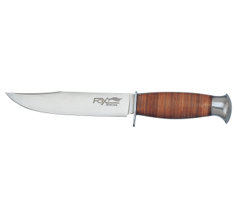 Cuchillo Fox Scout 610.11 11cm hoja mango de cuero