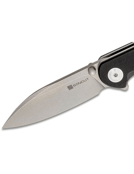 Sencut Scepter SA03B taittoveitsi 10cm musta G10 kahva