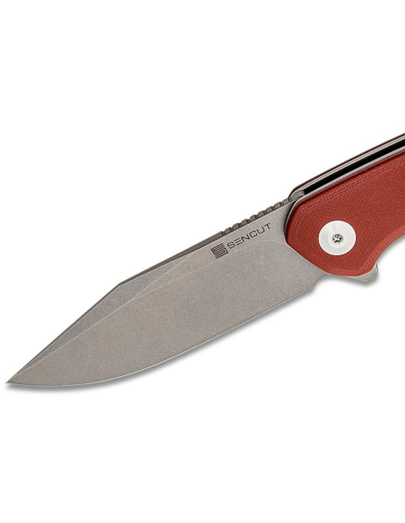 Sencut Snap SA05AV1 folding knife 11.8cm burgundy G10 handle