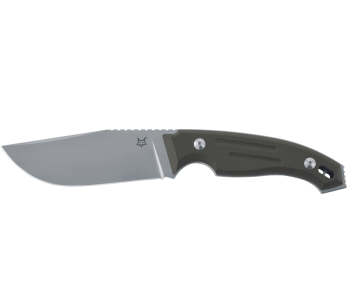 Fox Octopus Vulgaris FX.510OD kniv 11,5 cm blad grönt G10-handtag + läderslida