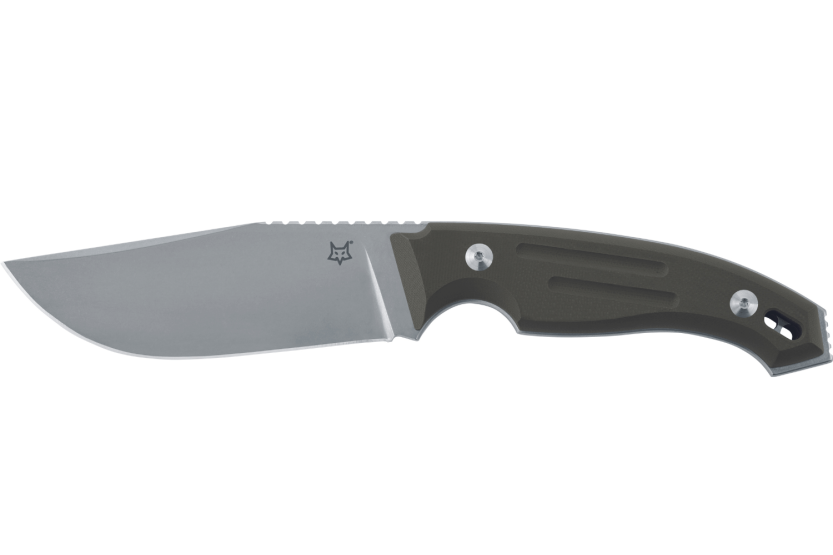 Fox Octopus Vulgaris FX.510OD coltello 11,5 cm lama verde G10 manico + fodero in pelle