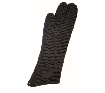 Luva de silicone com 3 dedos, proteção térmica (300°C), modelo grande