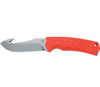Faca Fox Core Orange FX.607OR Lâmina de 10 cm cabo em polipropileno/borracha + bainha em nylon