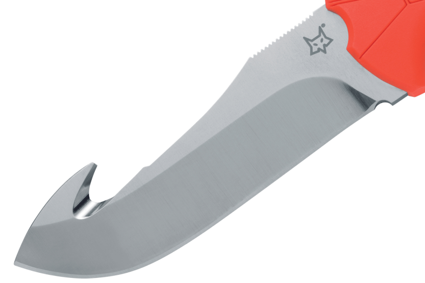 Faca Fox Core Orange FX.607OR Lâmina de 10 cm cabo em polipropileno/borracha + bainha em nylon