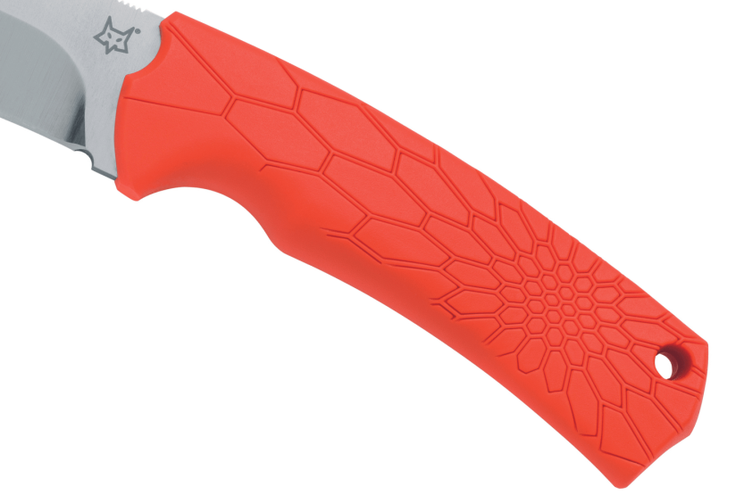Cuchillo Fox Core Naranja FX.607OR Hoja 10cm Mango polipropileno/caucho + funda nylon