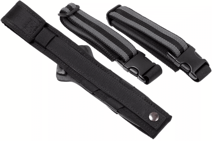 Fox Military Bellum Knife 21711 lama da 17,5 cm con manico in G10 nero + fodero