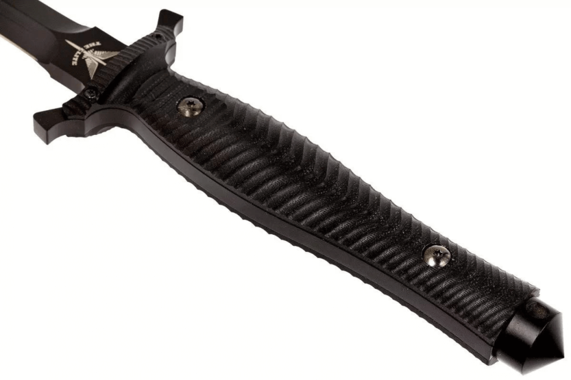 Fox Military Bellum Knife 21711 17.5cm blade black G10 handle + sheath