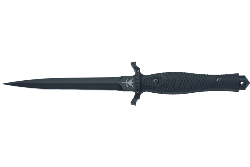 Fox Military Bellum Knife 21711 17.5cm terä musta G10 kahva + tuppi