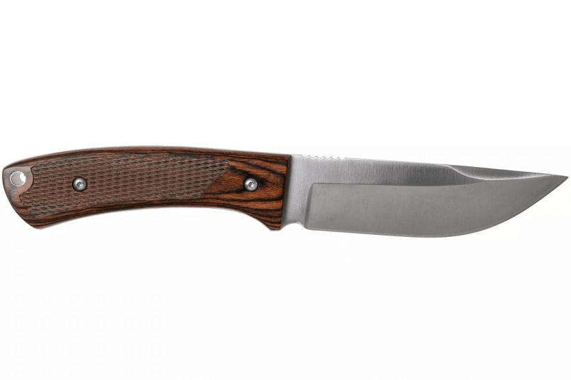 Cuchillo Black Fox BF.741 11.4cm hoja , mango de madera pakka con funda