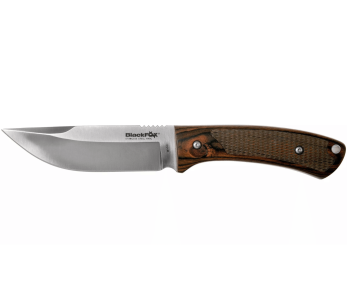 Faca Black Fox BF.741 Lâmina de 11,4 cm , cabo em madeira pakka com bainha