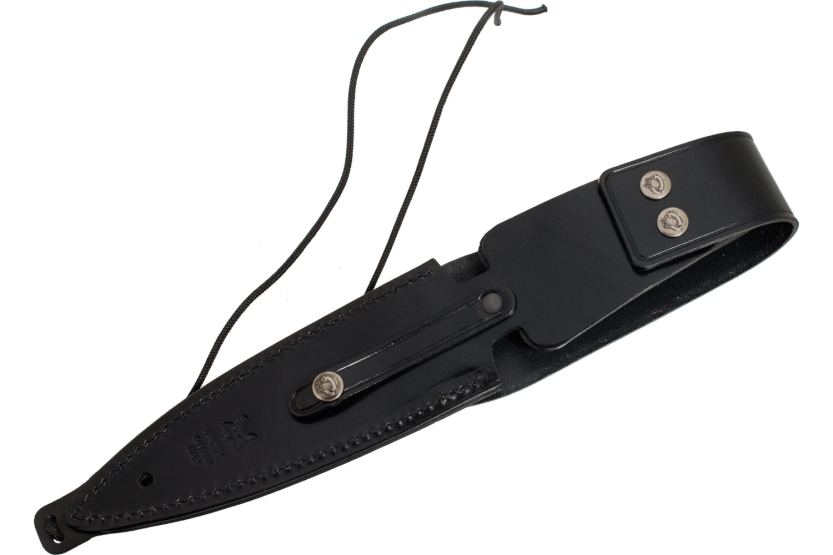 Fox Military Modras FX.508 coltello 17,5 cm lama G10 manico marrone/nero + fodero in pelle