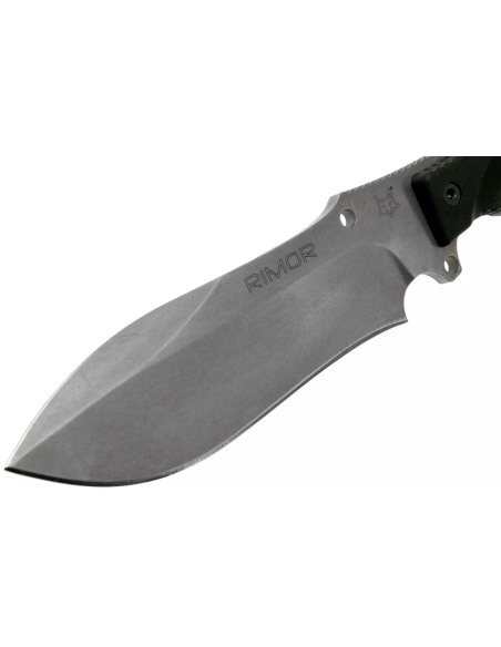 Fox Military Rimor FX.9CM07 17,5cm black nylon/fiberglass handle + sheath