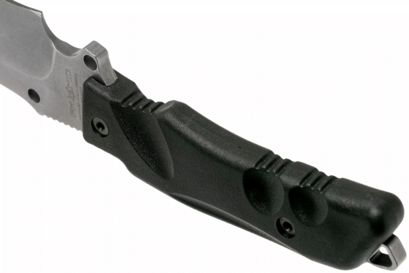 Fox Military Rimor FX.9CM07 17,5cm cabo preto em nylon/fibra de vidro + bainha