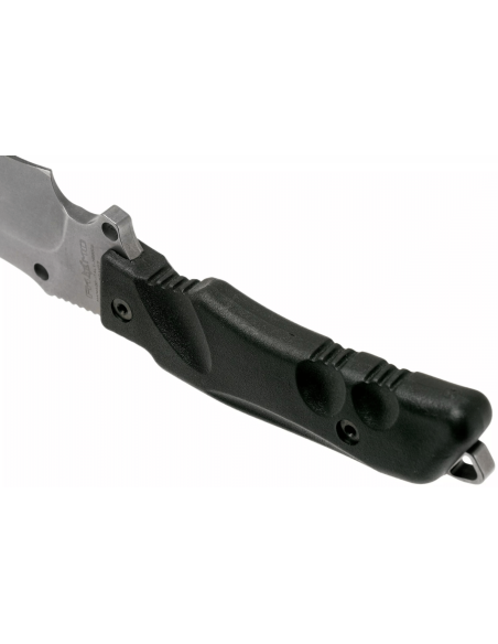Fox Military Rimor FX.9CM07 17,5 cm sort nylon/glasfiberhåndtag + skede