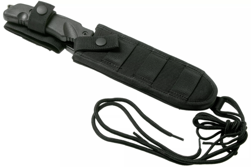 Fox Military Rimor Messer FX.9CM07 17,5cm Nylon/Glasfaser Griff schwarz + Etui