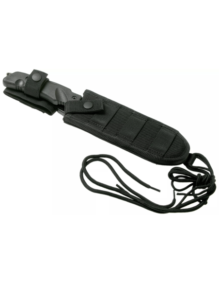 Fox Militaire Rimor FX.9CM07 17,5cm zwart nylon/fiberglas handvat + schede