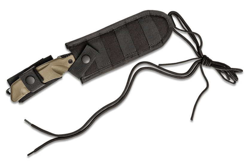 Fox Military Rimor FX.9CM07OD 17,5 cm grønt nylon/glassfiberhåndtak + slire