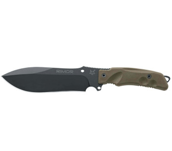 Fox Military Rimor FX.9CM07OD 17,5cm grönt nylon/glasfiberhandtag + slida