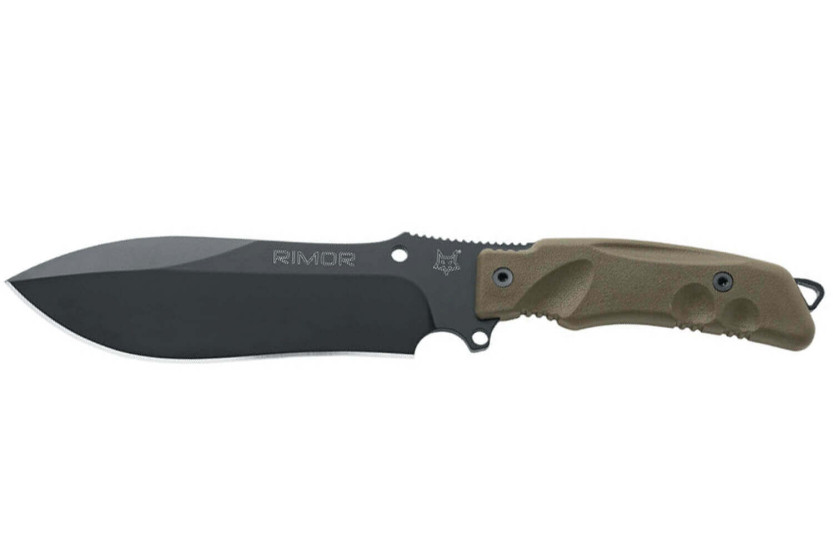 Fox Military Rimor FX.9CM07OD 17,5cm green nylon/fiberglass handle + sheath
