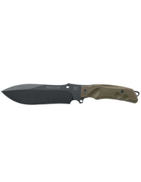 Fox Militaire Rimor FX.9CM07OD 17,5cm groen nylon/fiberglas handvat + schede