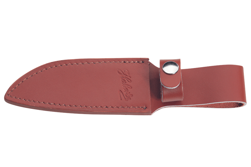 Herbertz knife 102913 Damascus blade 12.1cm riveted wooden handle with sheath