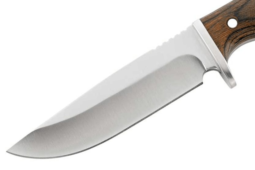 Herbertz 105811 kniv blad i rustfritt stål 10,8 cm pakka trehåndtak med skinnslire