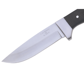 Cuchillo Herbertz 102110 9,8cm hoja de acero inoxidable mango de micarta negro con funda de cuero 2