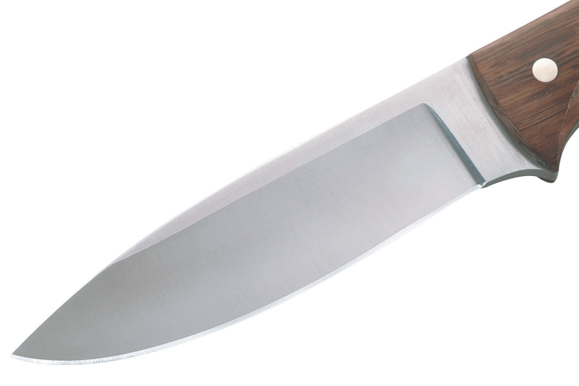 Herbertz 106011 kniv 11,1 cm blad i rustfrit stål Tagayasan træhåndtag med læderskede