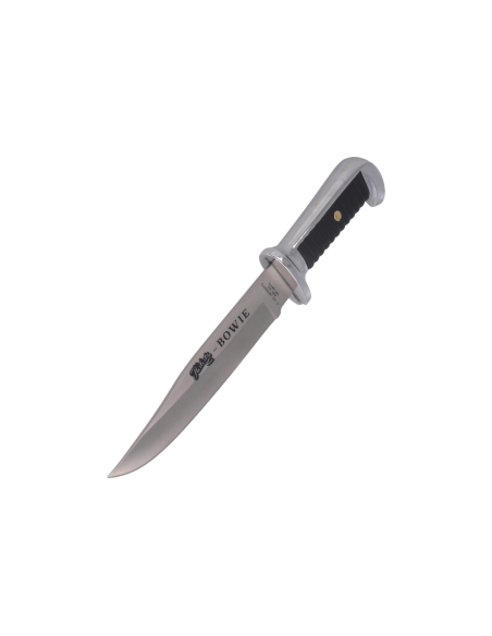 Coltello Bowie Herbertz 106415 lama 15,5 cm manico in zinco e pelle + fodero in pelle