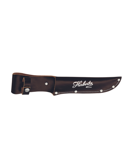 Coltello Bowie Herbertz 106415 lama 15,5 cm manico in zinco e pelle + fodero in pelle