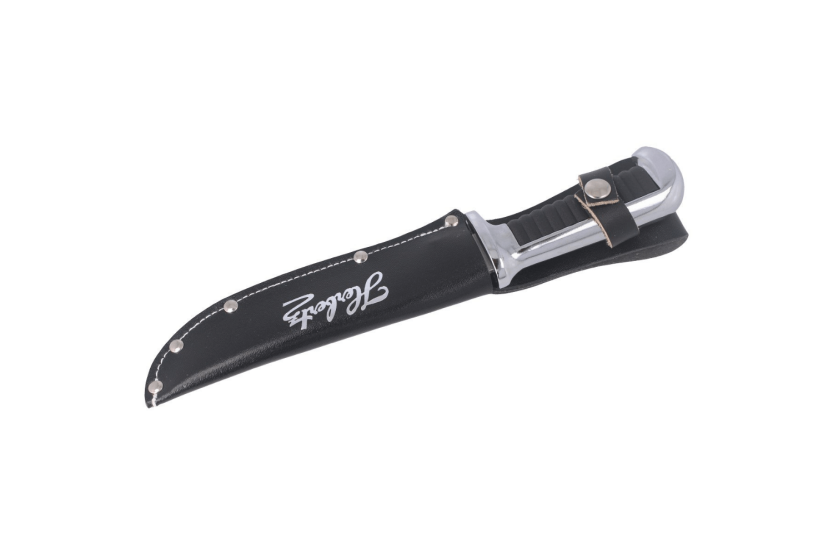 Herbertz Bowiemesser 106415 Klinge 15,5cm Zink- und Ledergriff + Lederetui