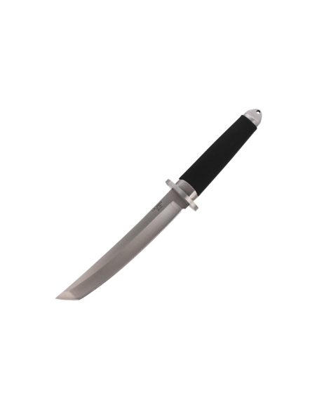 Cuchillo Herbertz 581318 18cm hoja tanto mango de goma negro + funda de cuero