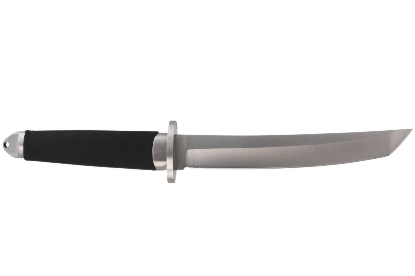 Canivete Herbertz 581318 18cm de lâmina tanto cabo de borracha preto + bainha de couro