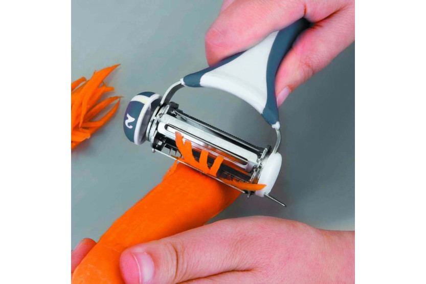 3-in-1 groenteschiller positie 1: julienne mes