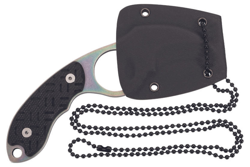 Herbertz 572904 karambit halskniv 4 cm blad G10 håndtak svart + etui