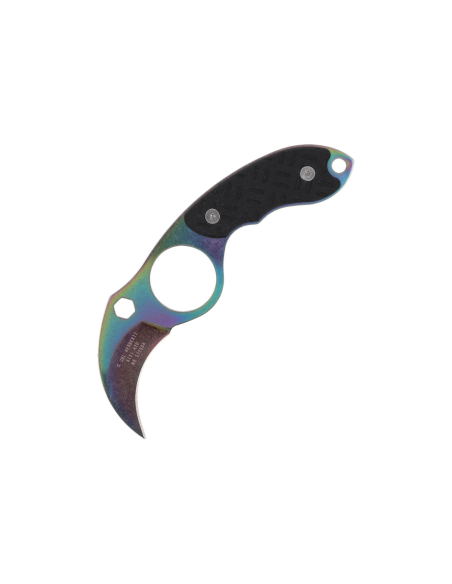 Herbertz 572904 karambit halskniv 4 cm blad G10 håndtak svart + etui