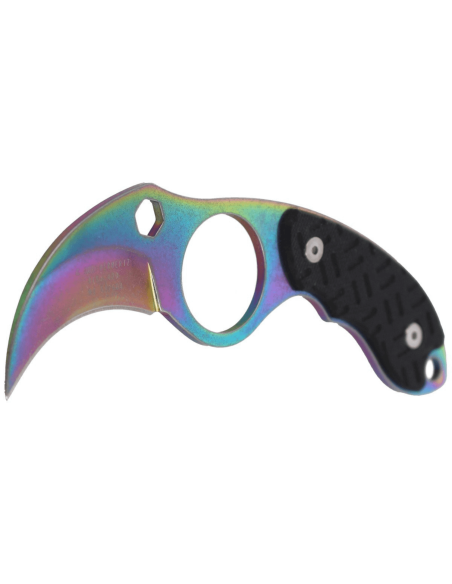 Herbertz 572904 karambit halskniv 4 cm blad G10 håndtak svart + etui