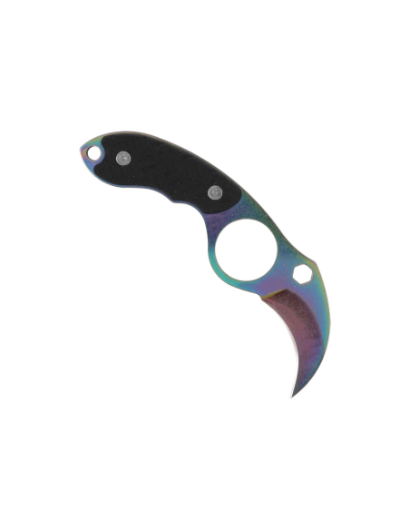 Herbertz 572904 karambit halskniv 4 cm blad G10 håndtak svart + etui