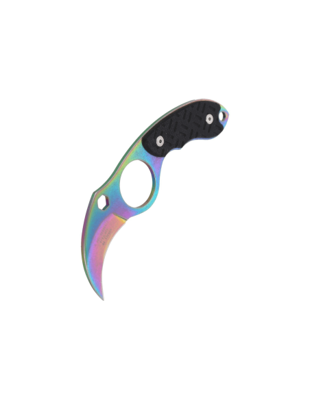 Herbertz 572904 karambit halskniv 4 cm blad G10 håndtak svart + etui