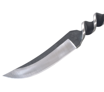 Herbertz 102011 Messer mit 10,3cm Klinge, gedrehter Griff aus Edelstahl und Etui 2
