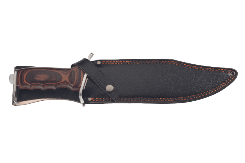 Herbertz knife 103727 27cm stainless steel blade pakka wood handle with sheath