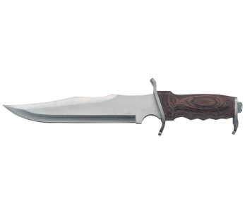 Herbertz kniv 103727 27cm blad av rostfritt stål pakka trähandtag med slida