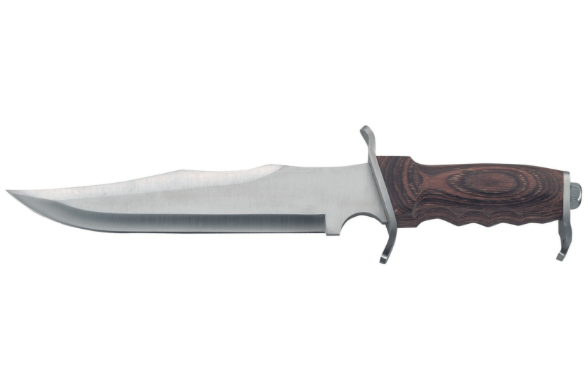 Herbertz kniv 103727 27cm blad av rostfritt stål pakka trähandtag med slida