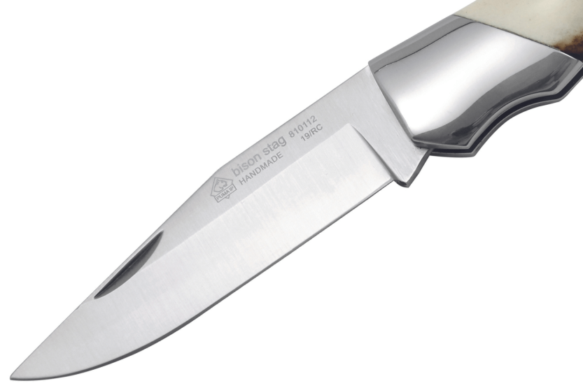 Puma IP Bison Stag vouwmes 310112 11,5cm hertengewei handvat
